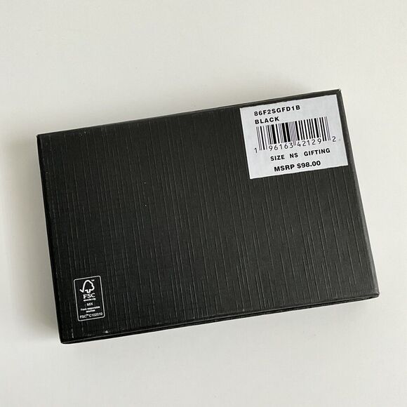 Michael Kors Card Holder With Matching Key Ring Black Monogrammed Jet Set - Picture 9 of 9